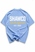 Blue Built Different Oversized T-Shirt