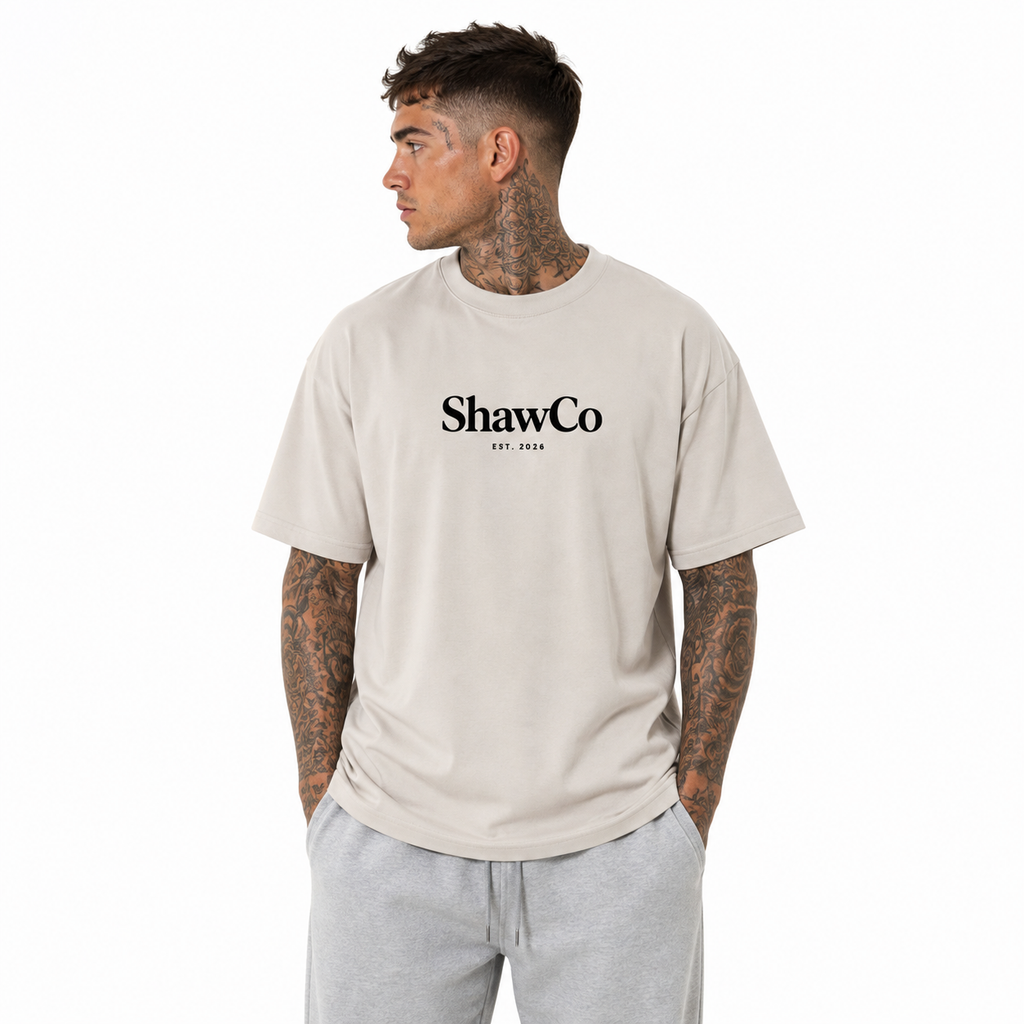 Oversized ShawCo Front Logo T-Shirt