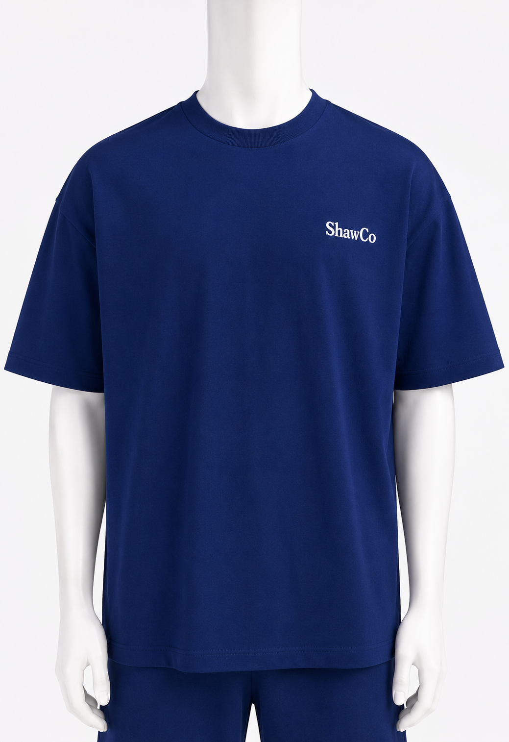 Blue Longevity Oversized T-Shirt