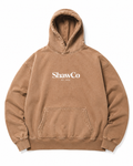 Oversized Acid wash Hoodie - Sandy Brown
