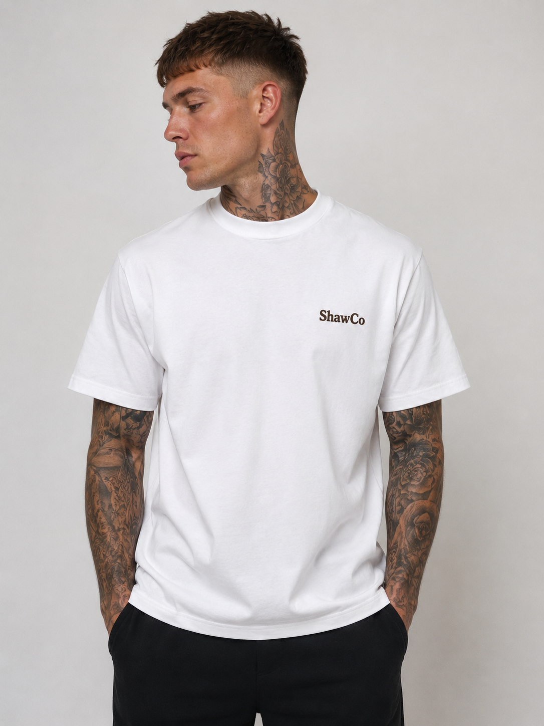 White Longevity Oversized T-Shirt