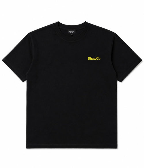 Black Longevity Oversized T-Shirt