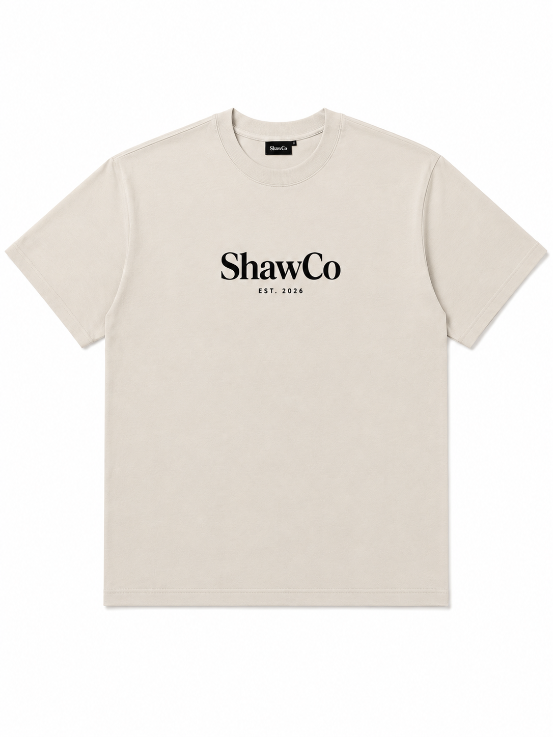 Oversized ShawCo Front Logo T-Shirt