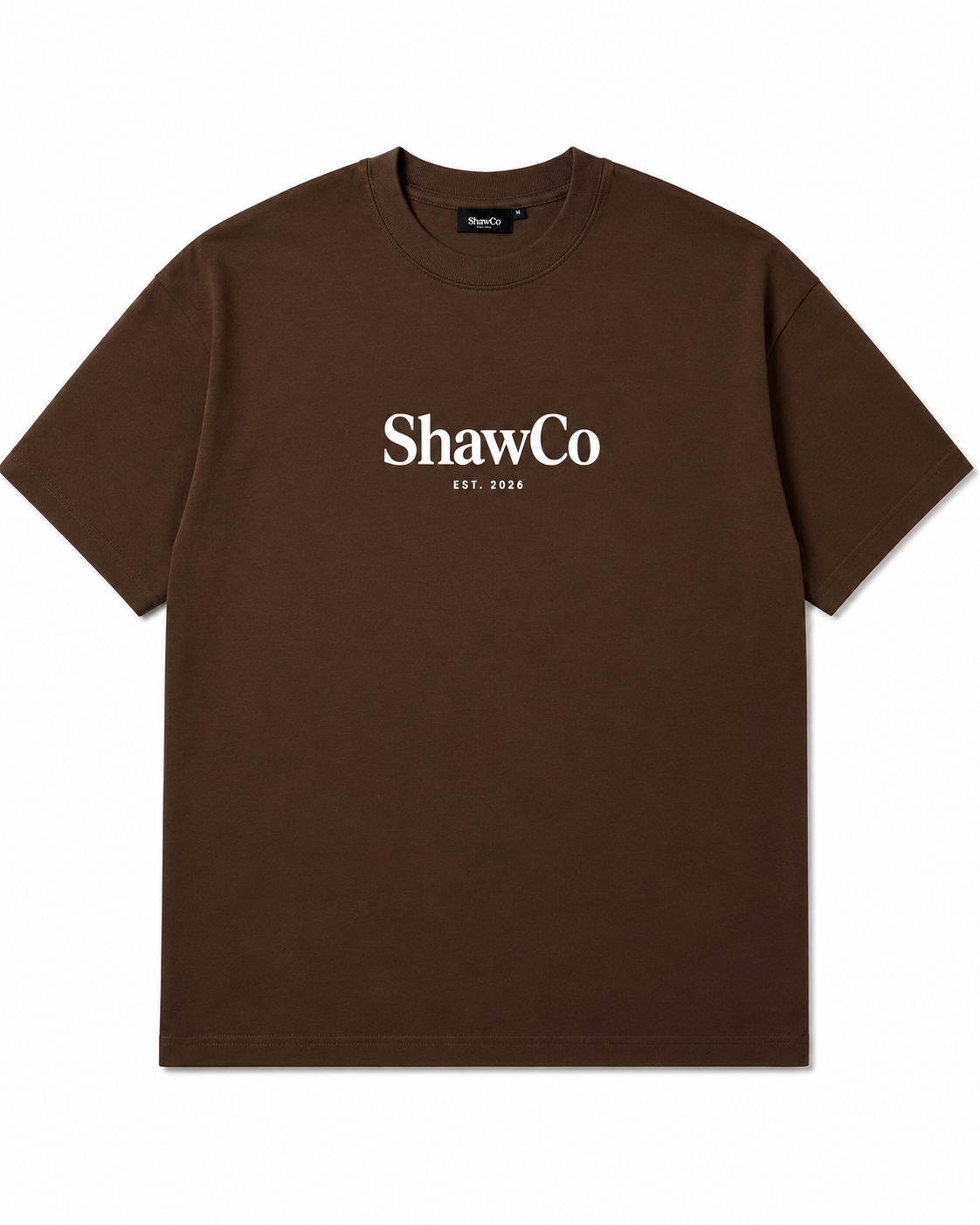 Oversized ShawCo Front Logo T-Shirt