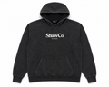 Oversized Acid wash Hoodie - Black Ash