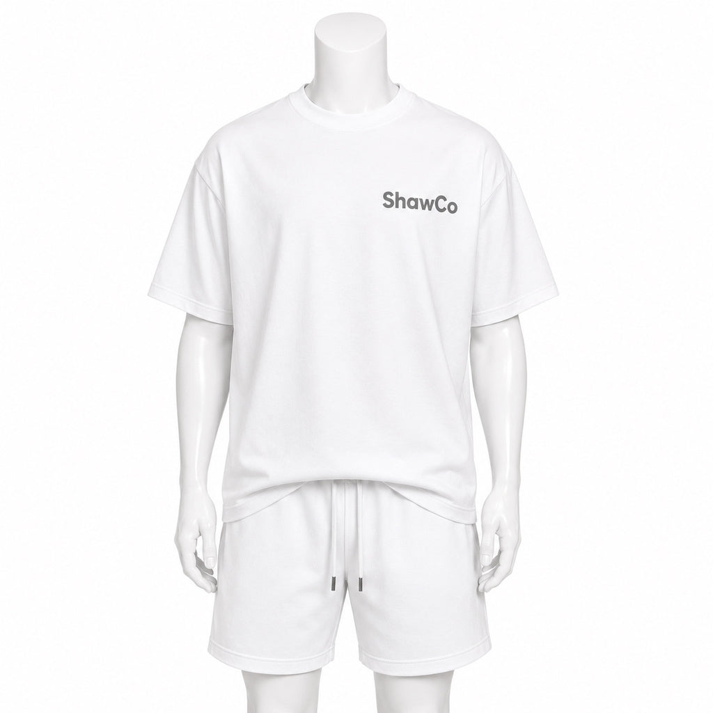 White Longevity Oversized T-Shirt